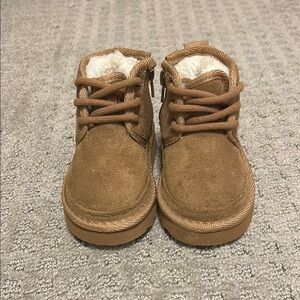 Cozy Brown Kids Snow Boots